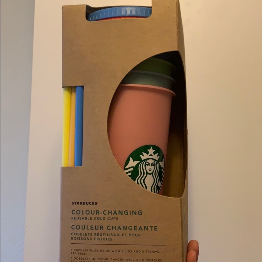 Color changing cold cups